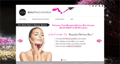 Desktop Screenshot of beautyadvisorbox.com